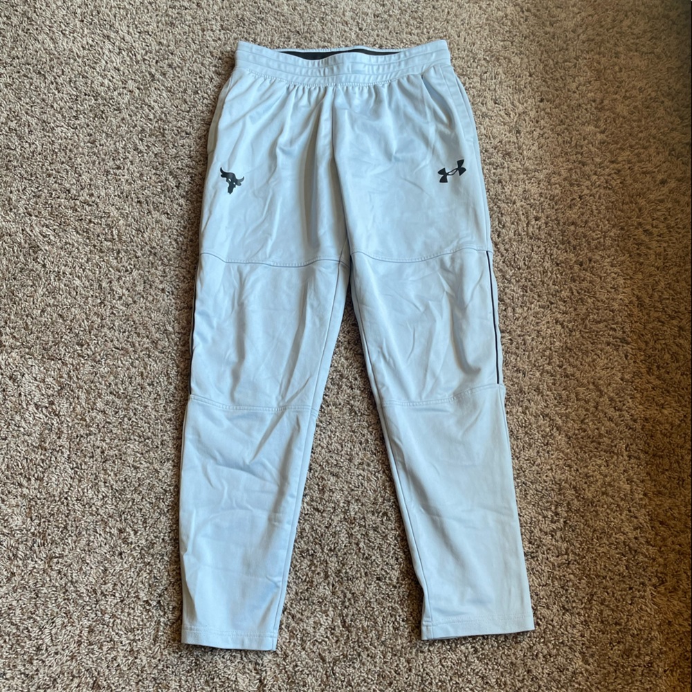 Project Rock Men’s size Large light blue loose fit joggers